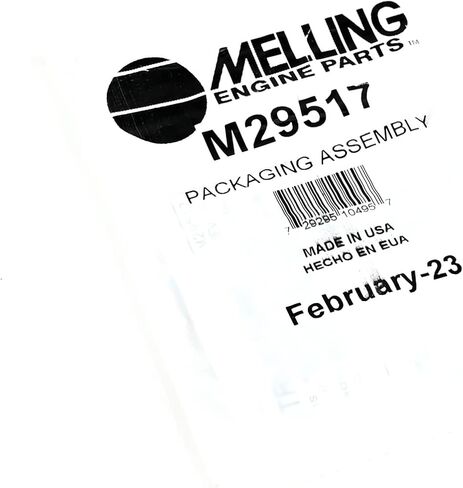 Melling M29517 أختام حلقة لاقط مضخة الزيت لمحركات LS 4.8 5.3 5.7 6.0 6.2 LS1 in Kuwait