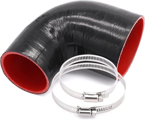 ID 3 inch to 4inch Straight Reducer Coupler Silicone Hose 4-Ply with 2PCS Stainless Steel T-Bolt Clamp in Saudi Arabia