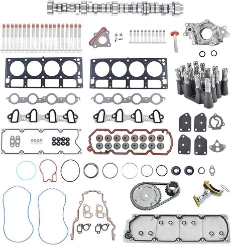SUSUCAR NON AFM DOD Disable Camshaft Lifters Valley Cover Timing Chain Oil Pump 5.3 Head Gasket for 2007-2013 Chevy Silverado GMC Sierra Yukon 5.3L in Saudi Arabia