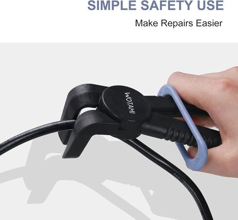 WOTAHI Hose Clamp Pliers Set-3pcs Hose Pinch Off Pliers for Fuel, Brake, Radiator, and Coolant Hoses,Straight Line Clamp Pliers in Saudi Arabia
