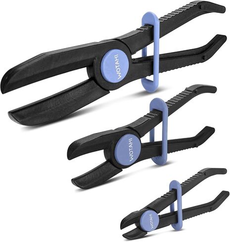WOTAHI Hose Clamp Pliers Set-3pcs Hose Pinch Off Pliers for Fuel, Brake, Radiator, and Coolant Hoses,Straight Line Clamp Pliers in Saudi Arabia