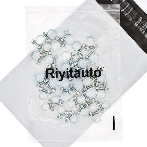 Riyitauto 36 قطعة 1/4 بوصة 5/16 بوصة 3/8 بوصة خط حقن الوقود خرطوم المشابك مجموعة مشبك الأنابيب مثالية للسيارات الزراعية بناء مصنع أنابيب البنزين ADIESEL in Kuwait