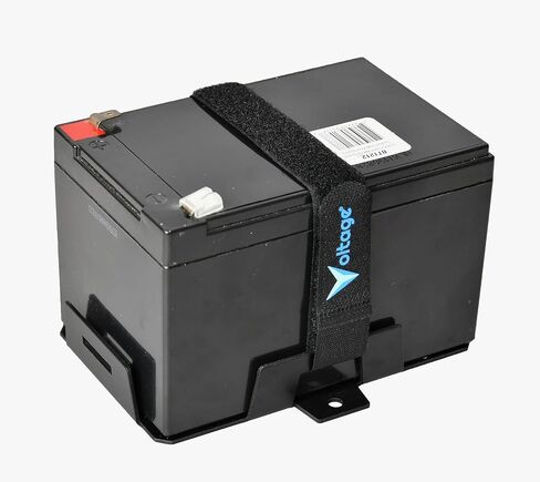 Small Battery Tray for 12V 15AH, 12V 12AH,12V 9AH, 12V 8AH, 12V 7AH,12V 6AH, 6V 7AH, 6V 12AH, YTX7B-BS, YTX9-BS, YTX14BS Batteries and More. Battery Mount with Hold Down Strap VT-100 in Kuwait