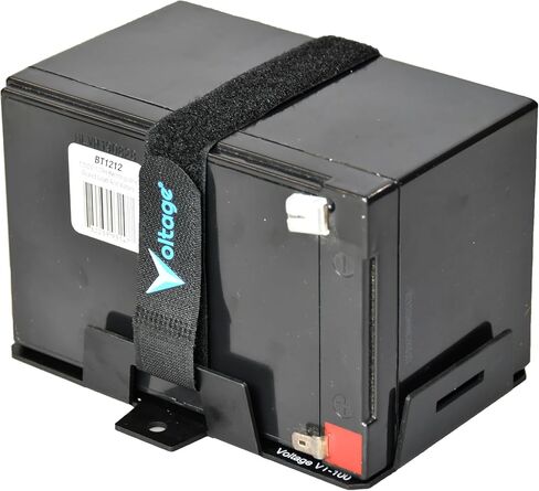 Small Battery Tray for 12V 15AH, 12V 12AH,12V 9AH, 12V 8AH, 12V 7AH,12V 6AH, 6V 7AH, 6V 12AH, YTX7B-BS, YTX9-BS, YTX14BS Batteries and More. Battery Mount with Hold Down Strap VT-100 in Kuwait