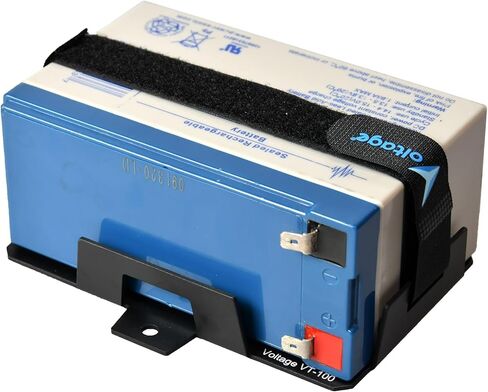 Small Battery Tray for 12V 15AH, 12V 12AH,12V 9AH, 12V 8AH, 12V 7AH,12V 6AH, 6V 7AH, 6V 12AH, YTX7B-BS, YTX9-BS, YTX14BS Batteries and More. Battery Mount with Hold Down Strap VT-100 in Kuwait