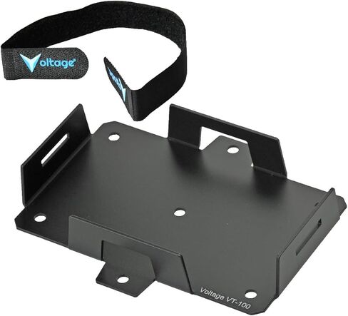 Small Battery Tray for 12V 15AH, 12V 12AH,12V 9AH, 12V 8AH, 12V 7AH,12V 6AH, 6V 7AH, 6V 12AH, YTX7B-BS, YTX9-BS, YTX14BS Batteries and More. Battery Mount with Hold Down Strap VT-100 in Kuwait