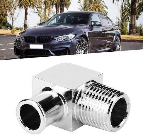 تركيب خرطوم السخان، تركيب خرطوم السخان من سبائك الألومنيوم موصل 90 درجة 1/2in NPT إلى 5/8in خرطوم بارب in Kuwait