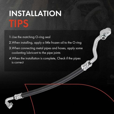 A-Premium A/C Discharge Line Hose Assembly Compatible with Honda Civic 2012-2015, Acura ILX 2013-2015, 1.8L 2.0L, Compressor to Condenser in Saudi Arabia