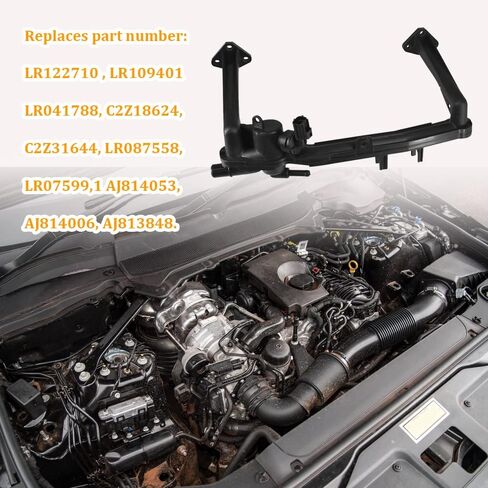 أنبوب مشعب السخان يناسب LR4 ديسكفري 4 رينج روفر جاكوار سبورت رينج 3.0L V6 LR109401 LR041788 LR075991 LR122710 in Saudi Arabia