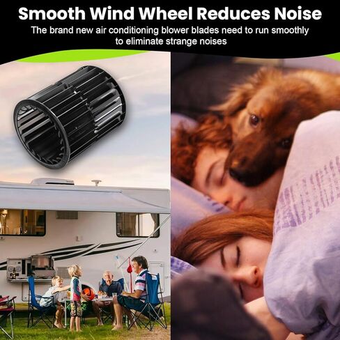 1472A1191 RV Air Conditioner AC Blower Wheel, Indoor AC Wheel Package Blower Compatible with Coleman 47003, 47004, 47023, 47214, 47223, 47224, 47234, 47253, 47258, 47273 etc (1-Year Warranty) in Kuwait