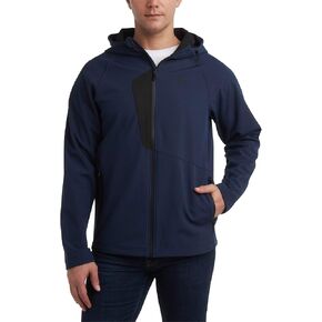 Spyder Men's Jacket - Cozy Full Zip Up Hooded Softshell Jackets for Men - Water and Wind-Resistant Mens Jacket (S-XL)
