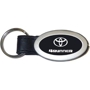 Au-Tomotive Gold, INC. Compatible With Toyota 4Runner Oval Style Metal Key Chain Key Fob