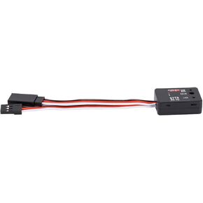 RC Gyro Sensitivity Adjustable,Mini Gyro Gyroscope Stability Control 4.8-7.4V for 1/10 1/12 RC Crawler Car/Boat/Drift Racing/Monster Truck/Short-Course Truck/Robot/Boats