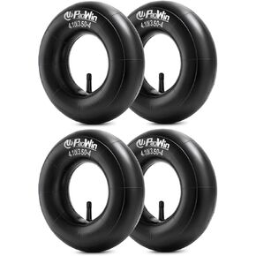 4 PCS 4.10/3.50-4 Replacement Inner Tubes with TR13 straight Valve Stem Compatible with Wheelbarrows, Mowers, Hand Trucks and More 4.10-4, 3.50-4 Tire Tubes