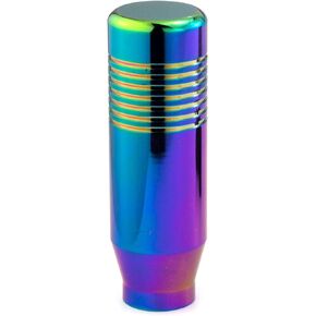 3.35" Short Weighted Gear Car Knob, Aluminum Alloy Shift Stick Shifter Handle Fit Most Manual Automatic Transmissions, Multicolor