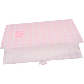 File Holder Expandable Folder Portable File Box Bulk Folders Collect Book A4 File Keeper Kawaii Binder Large Capacity File Folder Bill File Keeper Receipt Accordion Bag Lattice Pp