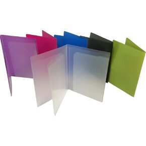 Filexec Products 4 Pocket Port/Folder, Assorted, Pack of 6 (50373-3140)