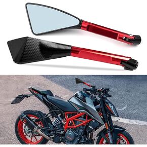 M8 M10 CNC Motorcycle Rearview Side Mirrors Compatible With Yamaha MT-03 MT-07 FZ-07 MT-09 FZ-09 MT-10 FZ-10 Kawasaki Z650 Z750 Z800 Z900 ER6N ER6F And More