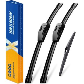 3 Wipers 26"/18"/16" Windshield Wiper Blades Replacement for Subaru Outback 2022 2021 2020 Automotive Replacement Windshield Wiper Blades,26"+18" Windshield Wipers with 16" Rear Wiper Blade Set