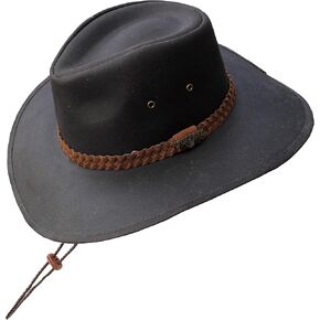 Foxfire Outback Trail Oilcoth Oilskin Rainier Hat Black or Brown