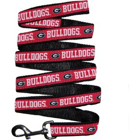 NCAA PET Leash Georgia Bulldogs Dog Leash, Large Collegiate Team Leash for Dogs & Cats. A Sporty, Shiny & Colorful Cat Leash & Dog Leash Licensed by The College