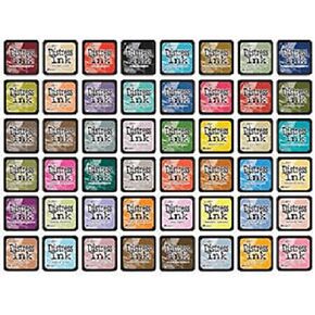 Ranger Tim Holtz Distress Mini Ink Pad Kits Complete Set of 60 pads - All the Colors! Includes Kits #1 through #15