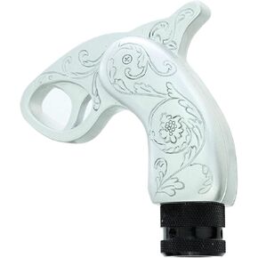 Abfer Cool Gear Shift Knob Unique Car Shifter Knobs Shifting Lever Handle Head Fit for Most Automatic Manual Vehicle (Silver)