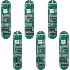 Alinan 6pcs 4S 14.4V 14.8V 16.8V 5A 18650 Lithium Battery Protection Board Overcharge Protection BMS PCB Circuit Module