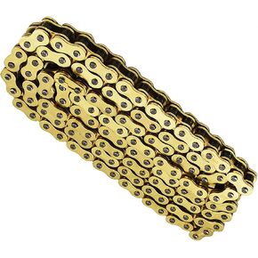 525 Pitch 120 Links Drive Chain Replacement for Honda Suzuki Kawasaki ATV Motorcycle Gold