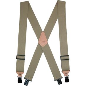 CTM® Men's Heavy Duty Clip-End Work Suspenders