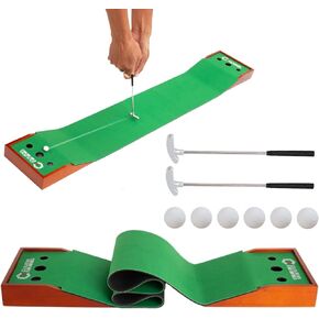 Golf Desktop Tabletop Putting Game Fun Office Desk Golf Christmas stocking stuffers, Golf Gift for Dad Husband Boyfriend Coworkers Executive Man Golfers Table Desk Top Golf Game for Adults Teens