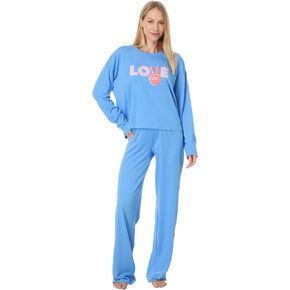 PJ Salvage Women's Cotton Modal Jersey Softee Pajama Set