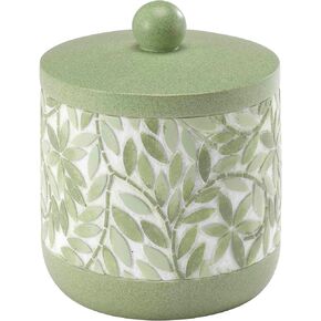 Avanti Linens Accessories Bathroom Essentials, Jar, Green
