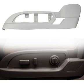 Dasbecan Gray Driver Seat Side Track Cover Compatible with 2009-2017 GMC Acadia Chevrolet Traverse Buick Enclave Replace# 25941791