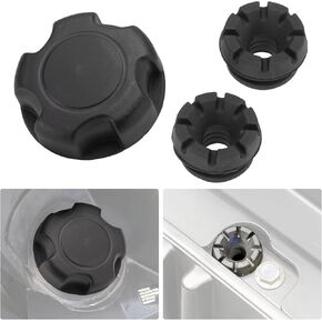 A & UTV PRO 2PCS Seat Grommets & 1PC Gas Tank Cap Cover for Polaris Ranger 500 570 700 800, Replace OEM # 5433687 5439075 5412507