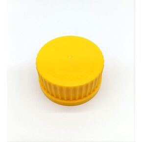 Blue GL45 Polypropylene Screw Cap with Internal Molded Seal Ring for Lab Prex Media Bottles (Case of 12)