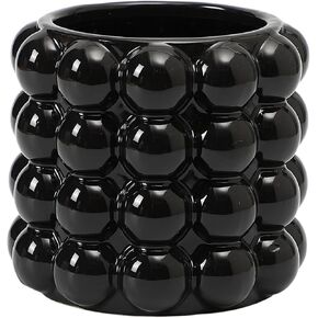yanwe1 Bubble Vases, Black Ceramic Vases Set of 2, Boho Vases, Tall Vases, Vases, Decorative Vases, Vases Decor , Dining Table, Wedding, Fireplace Mantel, Office, Coffee Table, Black Large+Medium in Kuwait