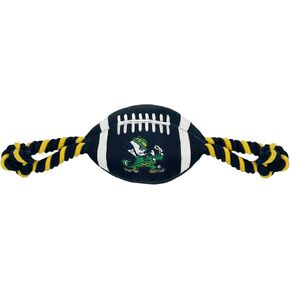 PETS FIRST NCAA Texas A&M Aggies Football Dog Toy, Tough Quality Nylon Materials, Strong Pull Ropes, Inner Squeaker, Collegiate Team Color