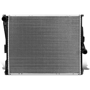 DNA Motoring OEM-RA-1295 OE Style Aluminum Cooling Radiator Compatible with 91-98 BMW 318i / 91-97 318is / 95-99 318ti / 96-98 Z3, 17-1/4 x 17-1/4 x 1-1/4, 1-5/8" Inlet, 1" Outlet