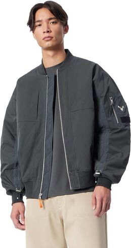 Men's Cross Bomber Zip Front Jacket with Water Repellent Standard in Kuwait