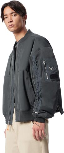 Men's Cross Bomber Zip Front Jacket with Water Repellent Standard in Kuwait