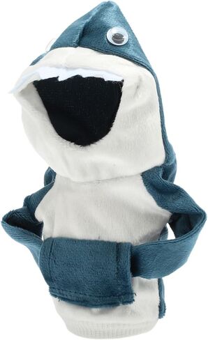 Universal Shift Knob Cover Shark Pattern Gearstick Hoodie Shifter Lever Knob Hoodie for Car RV Truck SUV Fabric Blue White in Saudi Arabia