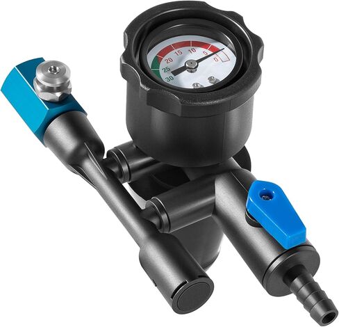 75260 مجموعة تعبئة سائل التبريد مجموعة إعادة تعبئة نظام التبريد تناسب جميع مجموعة إعادة تعبئة سائل التبريد للمحول المخروطي مع جهاز اختبار تسرب الفراغ لمنع قفل الهواء in Kuwait