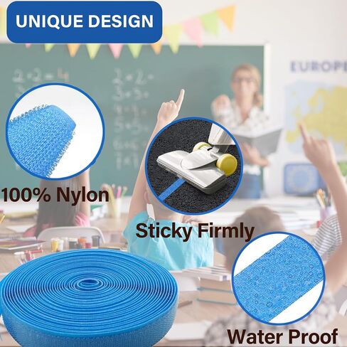 4 Rolls 100 Feet Carpet Marker Strips for Classroom Teachers and Social Distancing,Nylon Carpet Strips Carpet Spots Strips Floor Carpet Markers Preschool and Kindergarten Childhood Education,Seating in Saudi Arabia