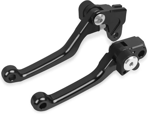 HAONEL Short Brake Clutch Lever Sets CNC Aluminum Compatible with Honda CRF250R 2007-2022/ CRF450R 07-20/ CRF450RX 17-20/ CRF250R 19-22 2 Finger Levers Motorcycle Accessories in Saudi Arabia
