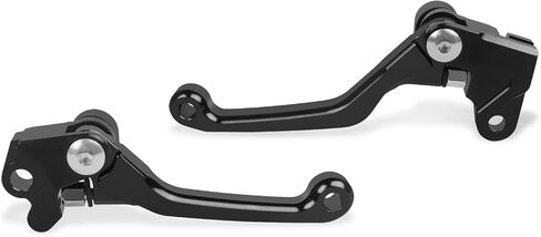 HAONEL Short Brake Clutch Lever Sets CNC Aluminum Compatible with Honda CRF250R 2007-2022/ CRF450R 07-20/ CRF450RX 17-20/ CRF250R 19-22 2 Finger Levers Motorcycle Accessories in Saudi Arabia