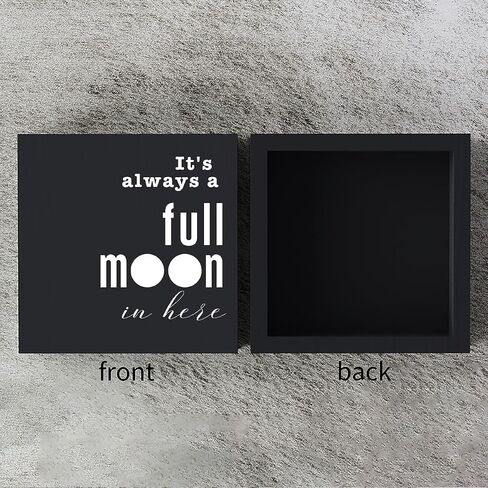 Funny Bathroom Wooden Box Sign Plaque Hello Sweet Cheeks Black Wood Box Sign Rustic Art Home Bathroom Shelf Desk Decor 5 x 5 x 1 Inches in Saudi Arabia