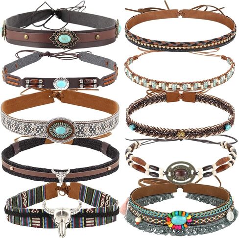 10 قطع من حزام القبعة للسيدات، قبعة رعاة البقر النسائية، قبعة بديلة مصنوعة يدويًا للرجال، حزام فيدورا بنما in Kuwait