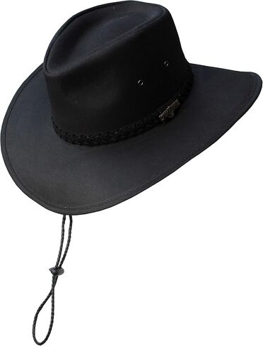 Foxfire Outback Trail Oilcoth Oilskin Rainier Hat Black or Brown in Kuwait