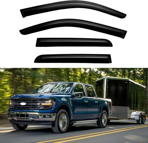 Window Rain Guards for 2015-2024 Ford Edge/Window Visors Rain Guards Compatible with 15 16 17 18 19 20 21 22 23 24 Ford Edge in Saudi Arabia